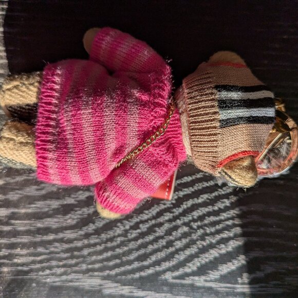 Burberry Keychain Thomas Bear With beanie and bag, holiday Gift Idea - Picture 3 of 3